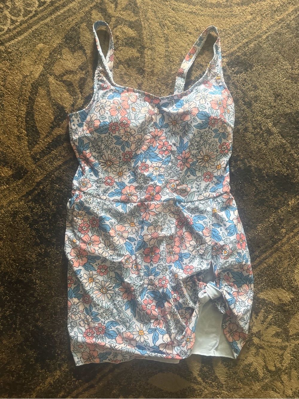 Xl floral bathing suit